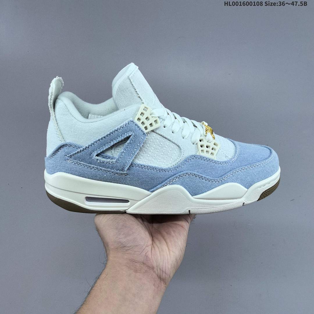 Air Jordan 4 Retro Denim "Worn Blue" AJ4 4 aj4 4 - foto 9