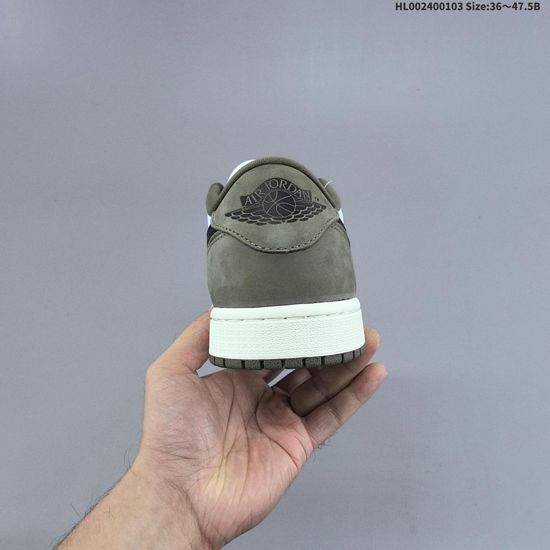 Air Jordan 1 Low OG "Medium Olive" AJ1 1 aj1 1 - foto 5