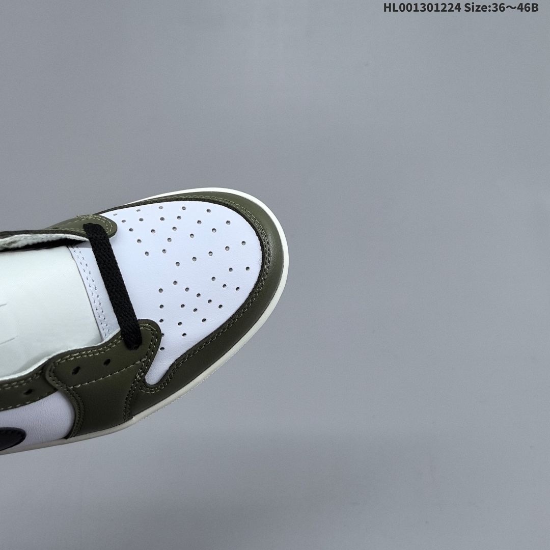 Air Jordan 1 Low OG "Medium Olive" AJ1 1 aj1 1 - foto 3