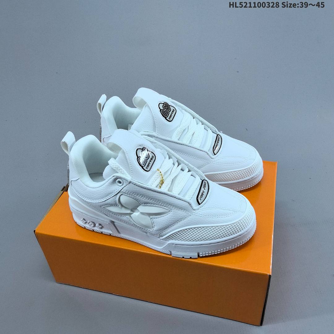 Louis Vuitton Trainer Sneaker Low LV ID Size 45