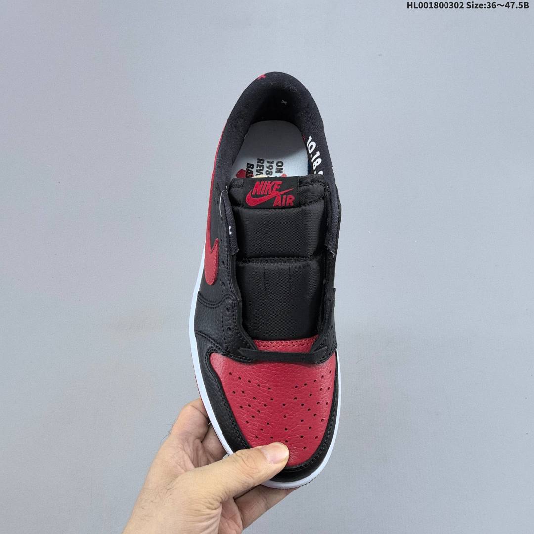 Air Jordan 1 Low OG "Banned" X AJ1 1 aj1 1 Jordya - foto 5