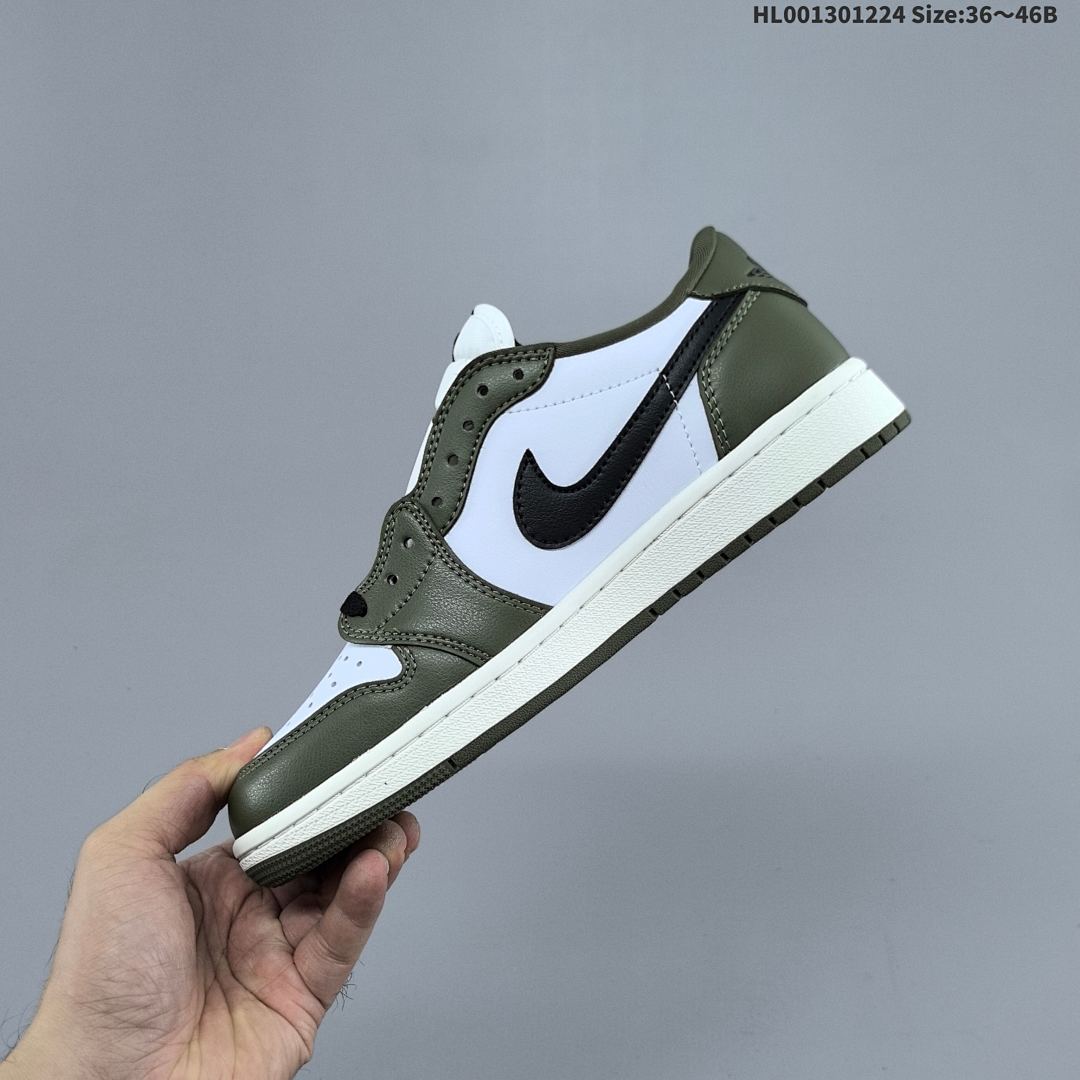 Air Jordan 1 Low OG "Medium Olive" AJ1 1 aj1 1 - foto 7