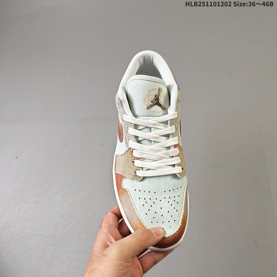Air Jordan 1 Low SE "Multi-Color Distressed" AJ1 1 aj1 1 Jordan - foto 6