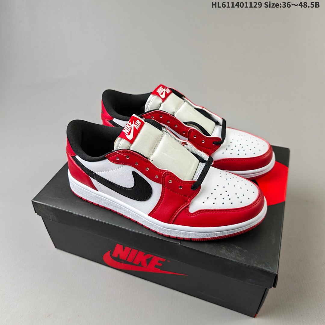 Air Jordan 1 Low OG "Black Muslin Varsity Red" AJ1 1 aj1 1