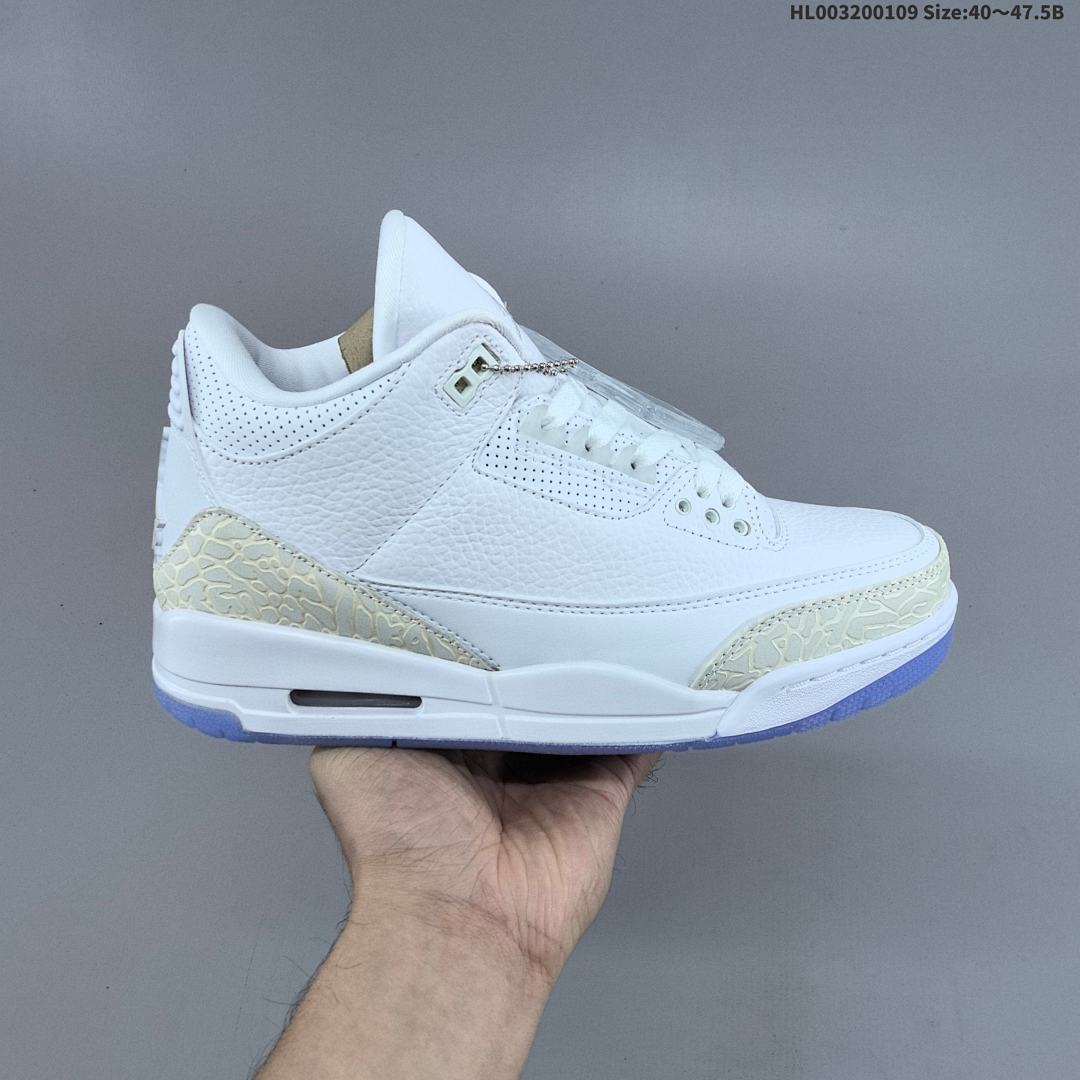 Air Jordan 3 Retro "Pure White" AJ3 3 aj3 3 - foto 9