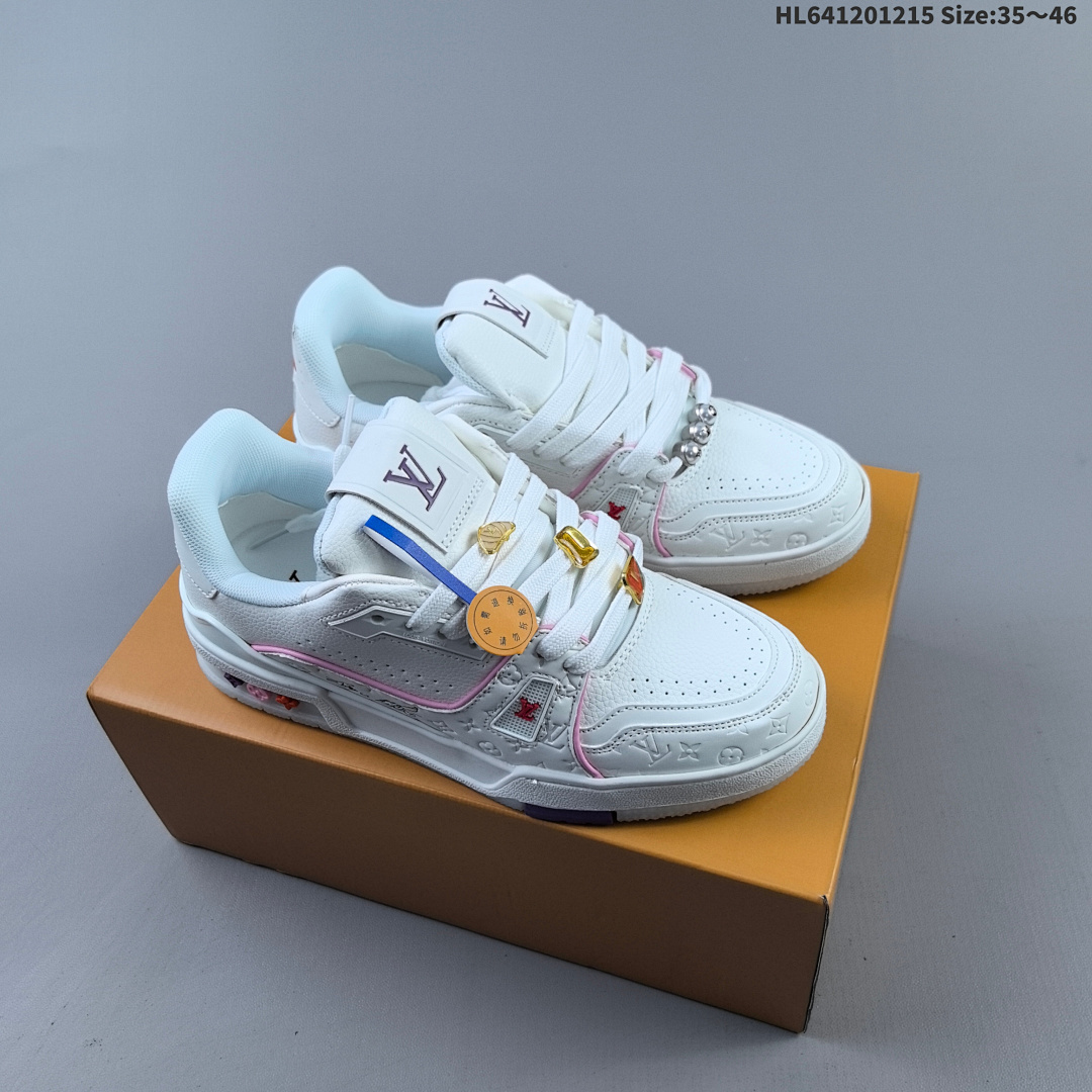 Louis Vuitton Trainer Sneaker Low LV ID Size 46 - foto 2