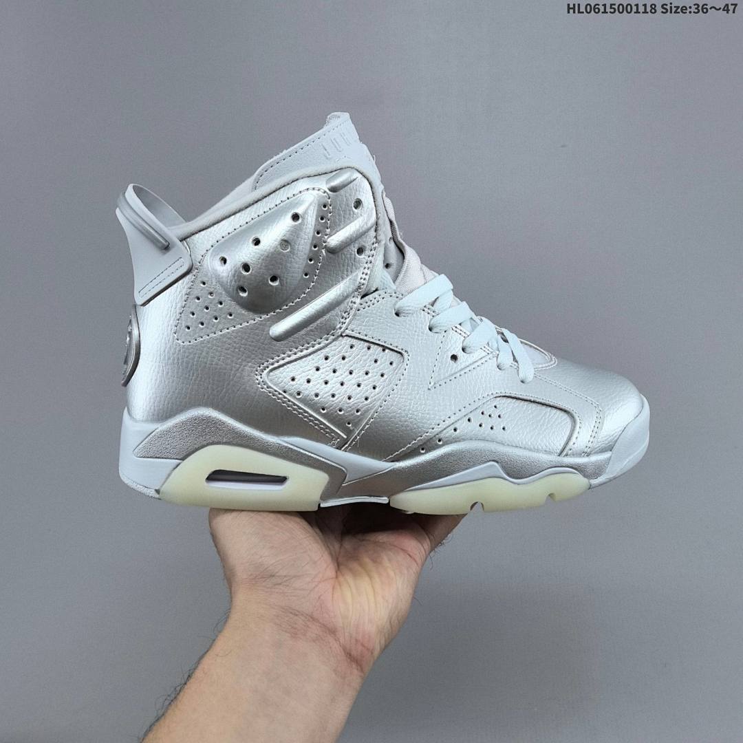 PSG x Air Jordan 6 Retro "Silver Metallic" AJ6 6 aj6 6 - foto 6