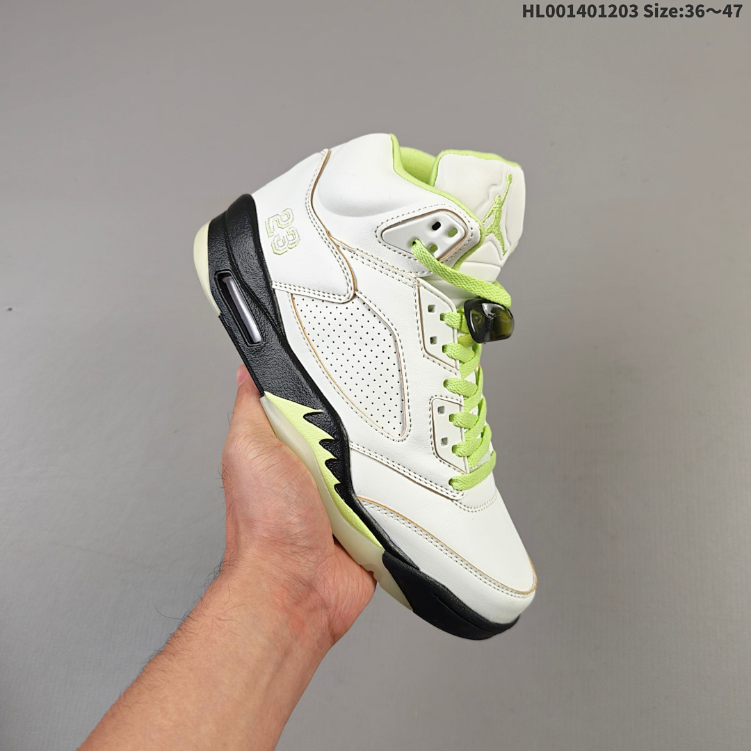 Air Jordan 5 Retro "Luminous Green And Sail" AJ5 5 aj5 5 - foto 8
