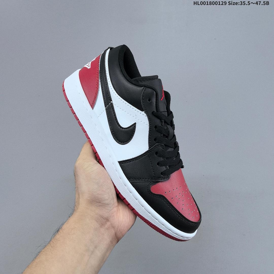 Air Jordan 1 Low "Bred Toe" AJ1 1 aj1 1 - foto 8