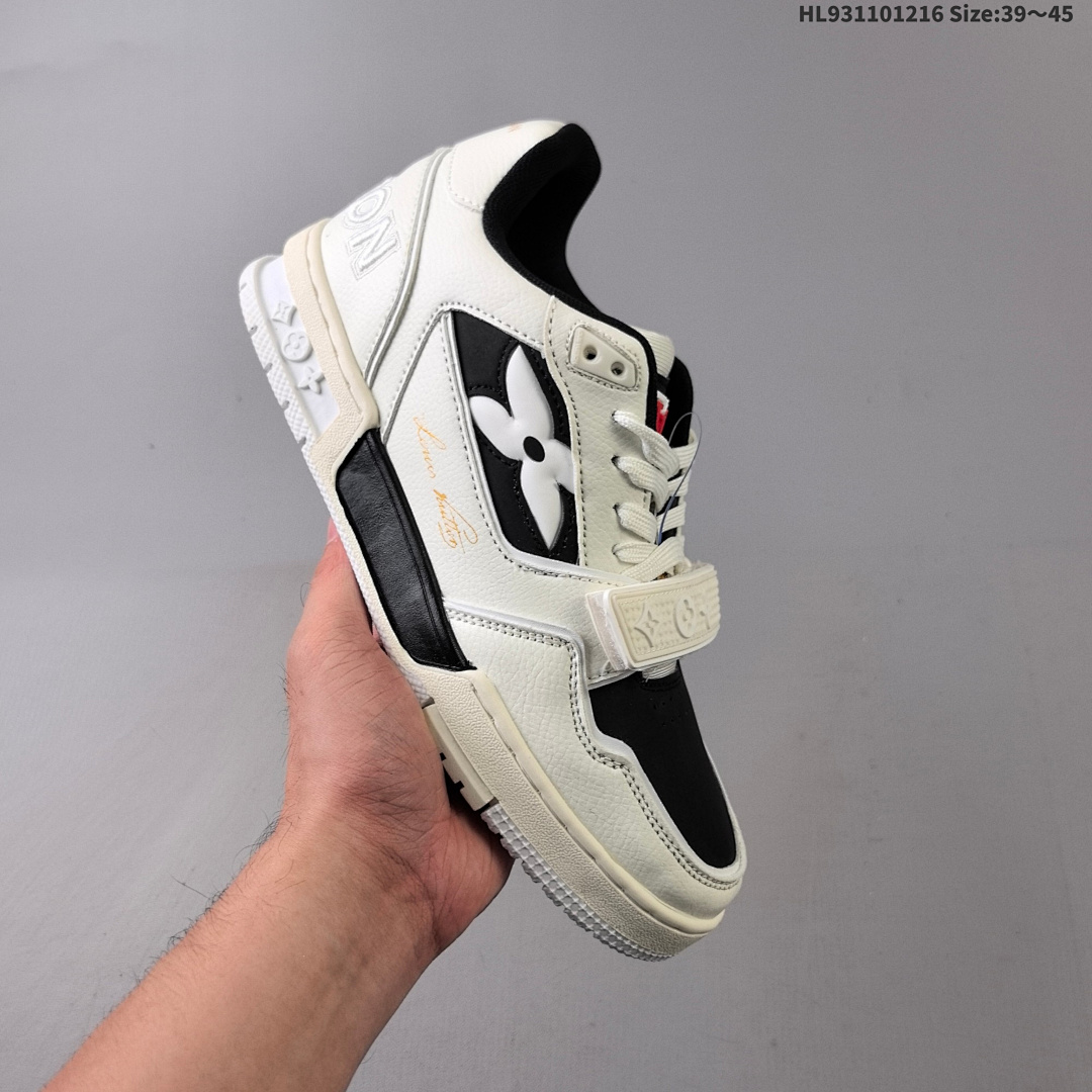 Louis Vuitton Trainer Sneaker Low LV ID Size 45 - foto 6