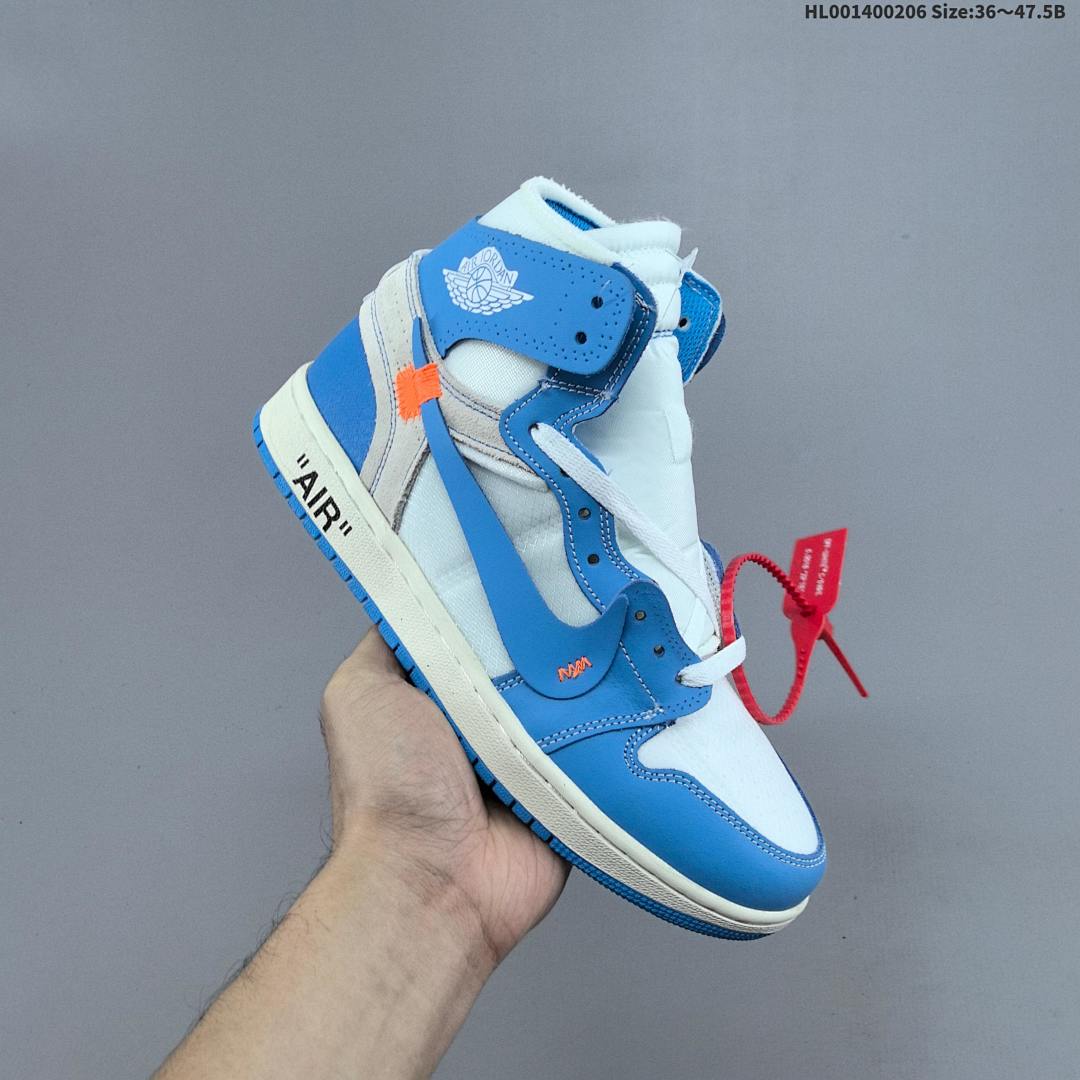 OFF-WHITE x Air Jordan 1 Retro High "White The The" OG AJ1 1 aj1 1 1 - foto 5
