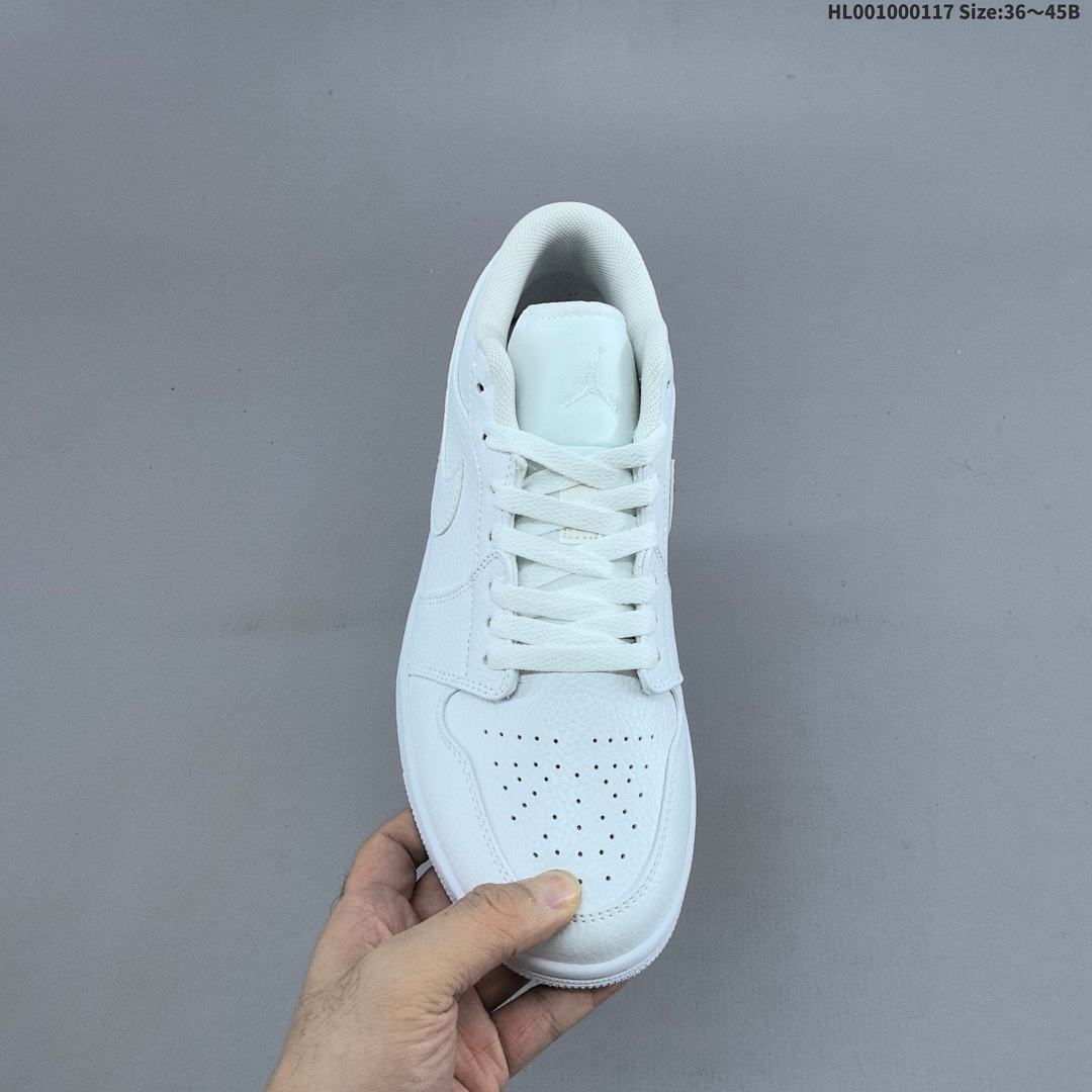 Air Jordan 1 Low "Triple White" AJ1 1 aj1 1 - foto 6