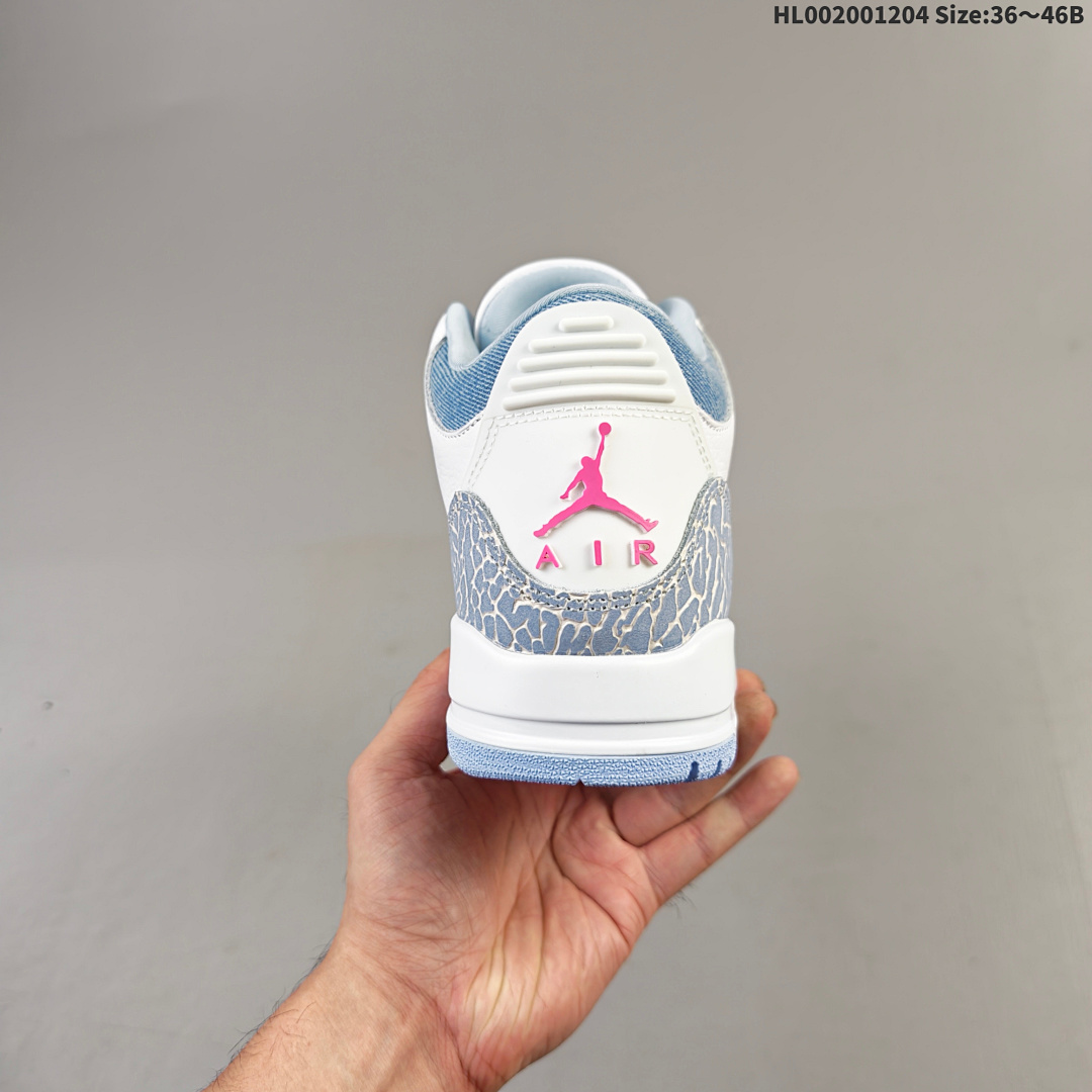 Air Jordan 3 Retro "White And Cobalt Bliss" AJ3 3 aj3 3 - foto 5