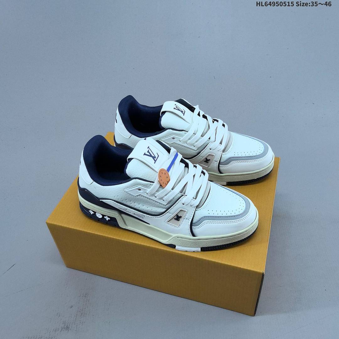 Louis Vuitton Trainer Sneaker Low LV ID Size 46 - foto 2