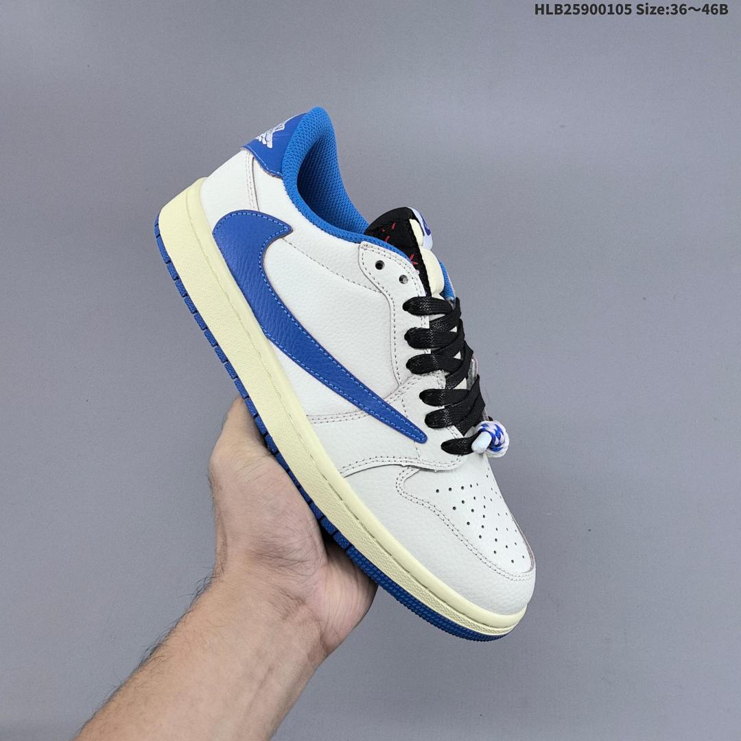 Travis Scott x Fragment Design x Air Jordan 1 Low OG AJ1 1 aj1 1 - foto 8