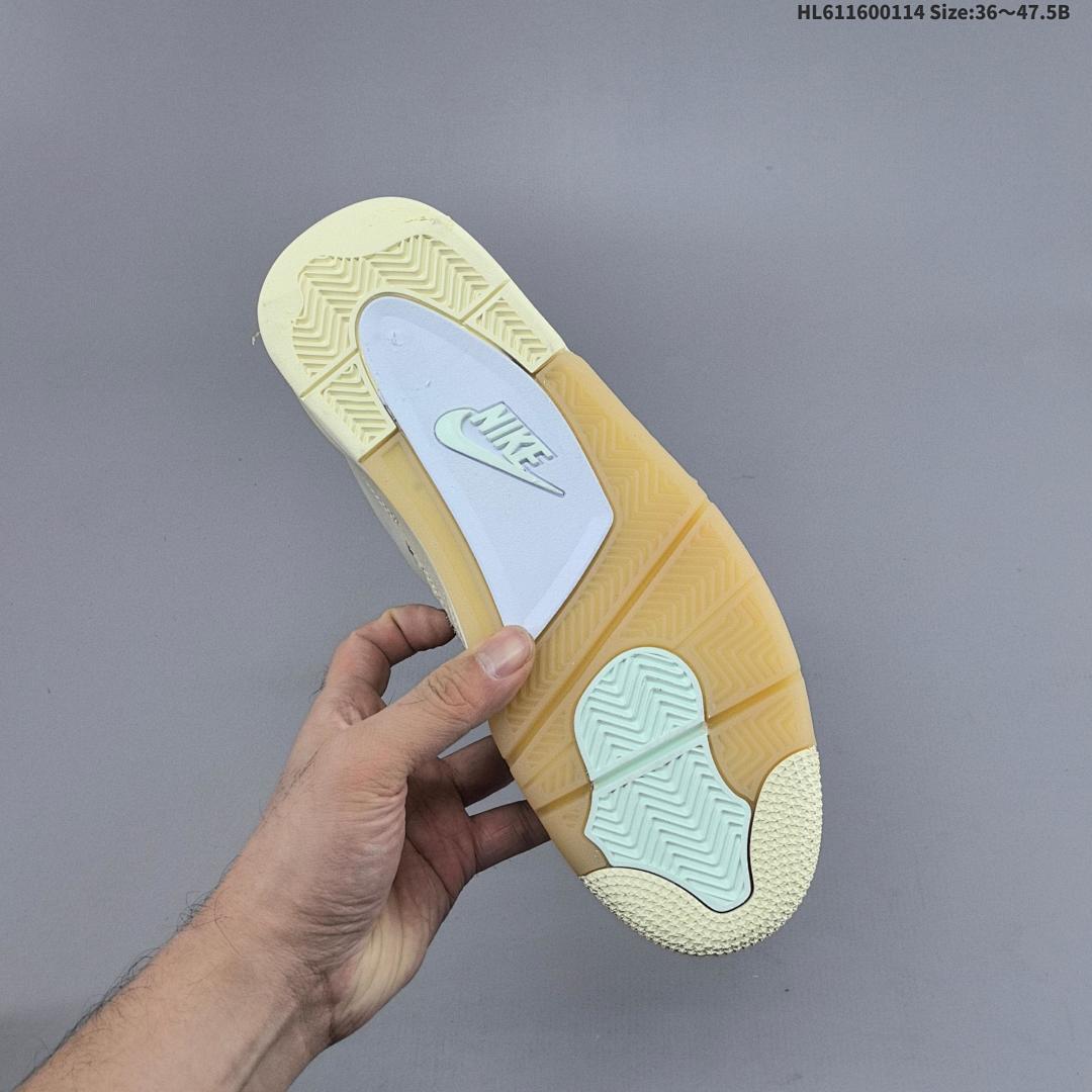 Off-White™ x Air Jordan 4 Retro "Cream Sail OW" AJ4 4 aj4 4 - foto 4