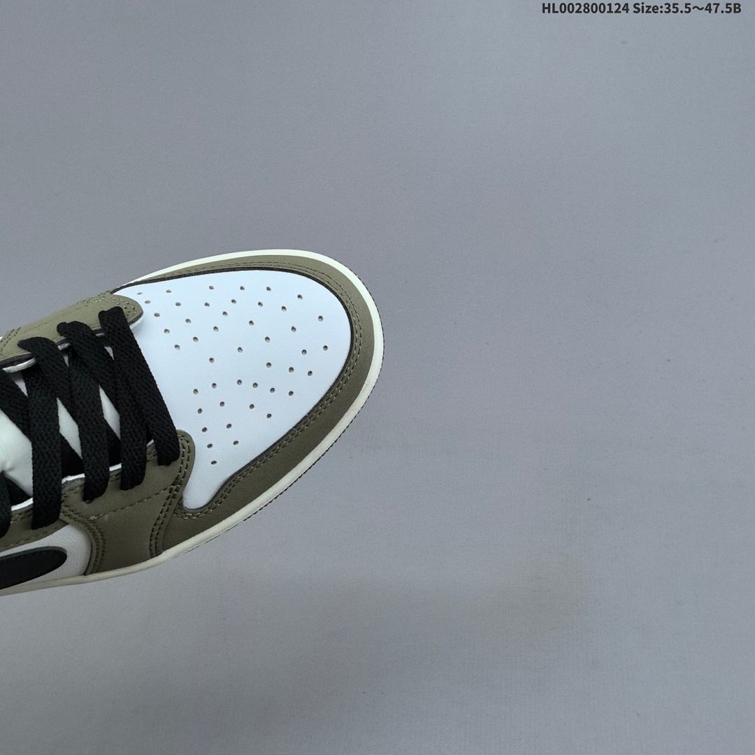 Air Jordan 1 Low OG "Medium Olive" AJ1 1 aj1 1 - foto 4