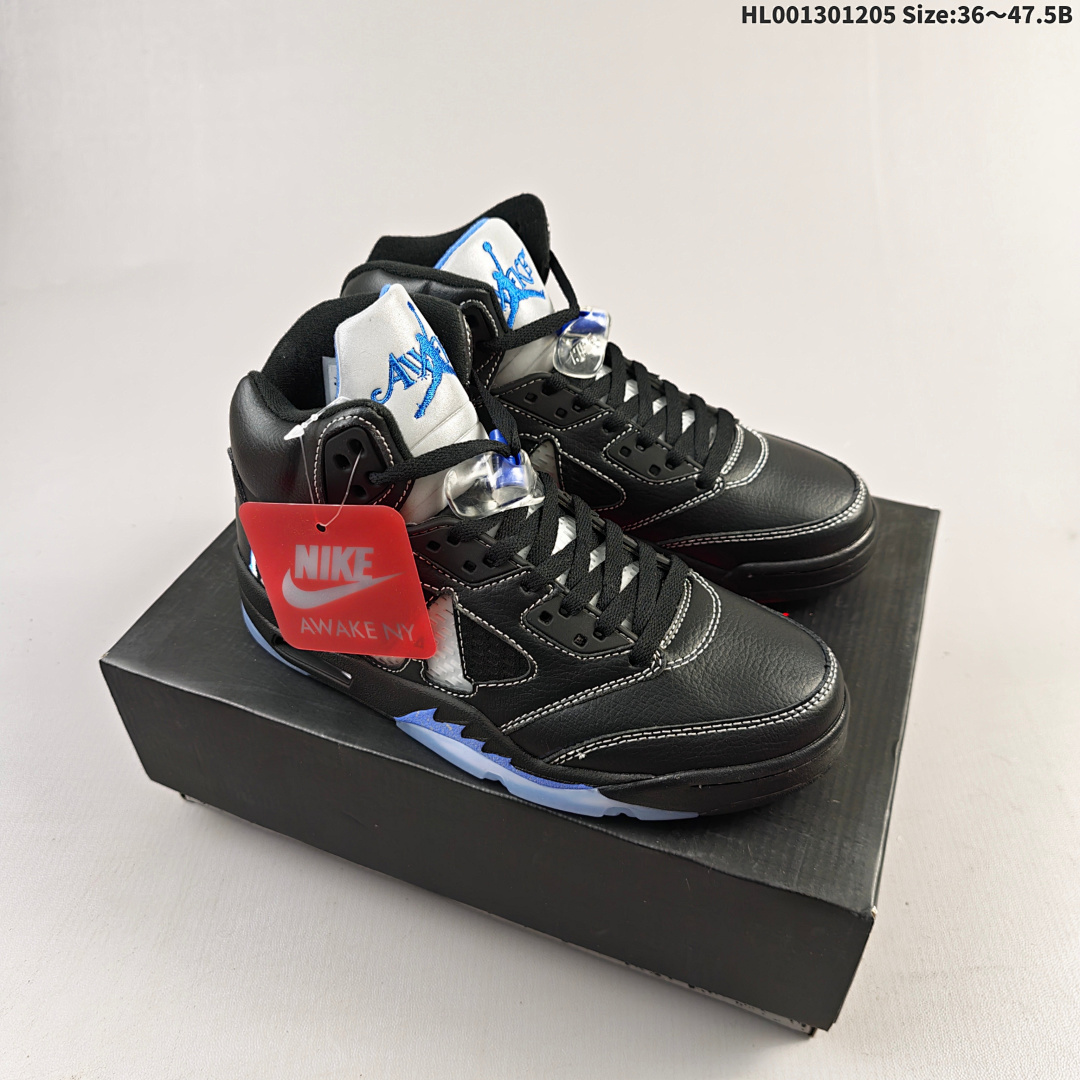 Awake NY x Air Jordan 5 Retro "Racer Blue" AJ5 5 aj5 5 Awake N