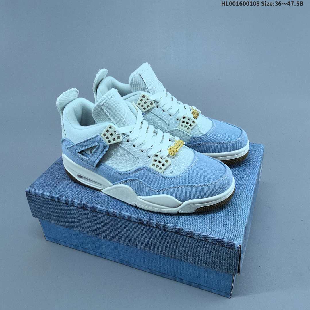 Air Jordan 4 Retro Denim "Worn Blue" AJ4 4 aj4 4