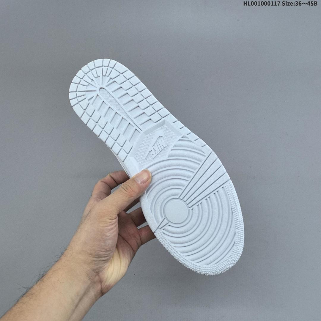 Air Jordan 1 Low "Triple White" AJ1 1 aj1 1 - foto 4