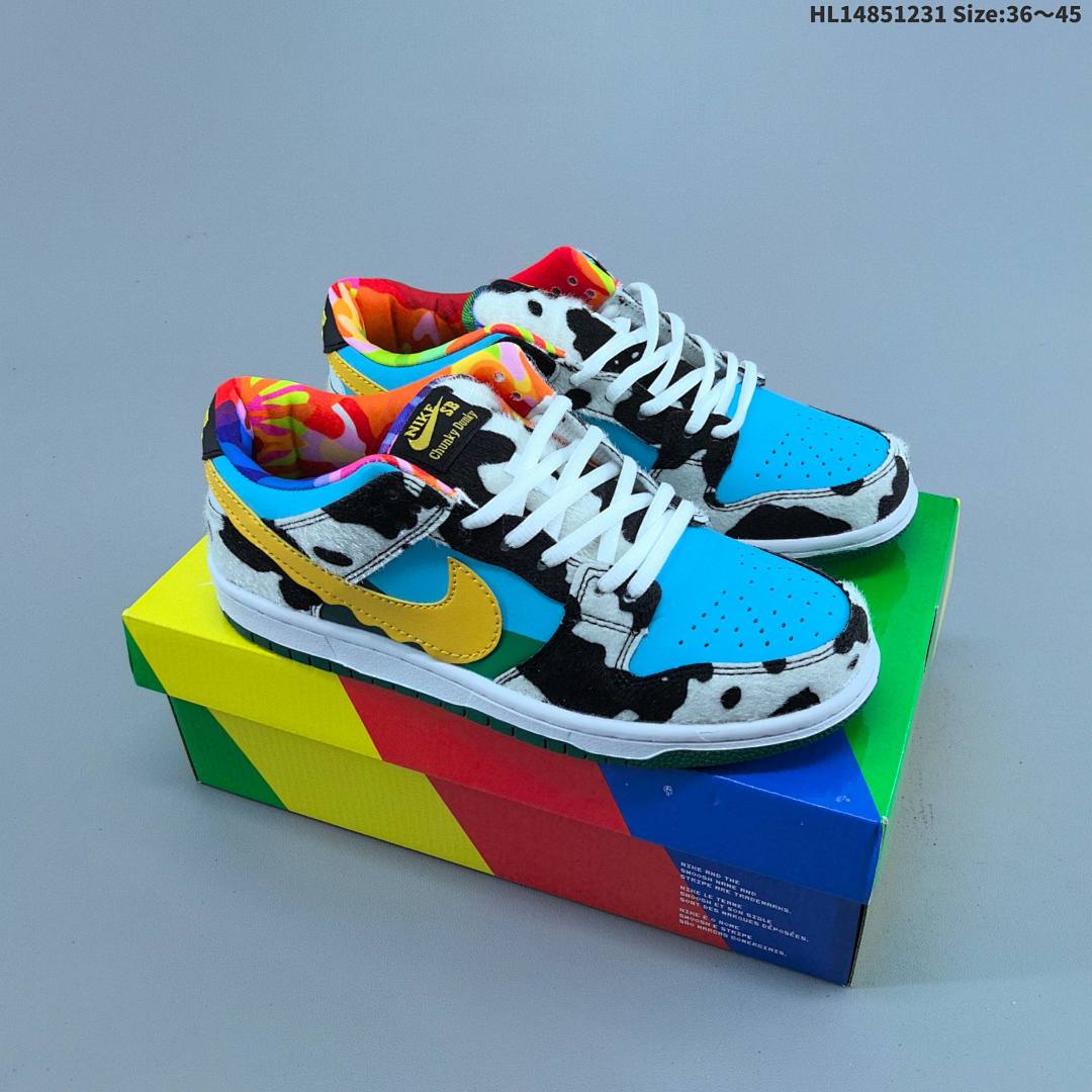 NK SB Dunk Low Pro QS"Chunky Dunky" CU3244-100 Swoosh Logo