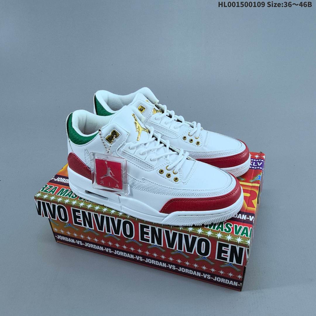 Air Jordan 3 Mexico "El Vuelo" AJ3 3 aj3 3