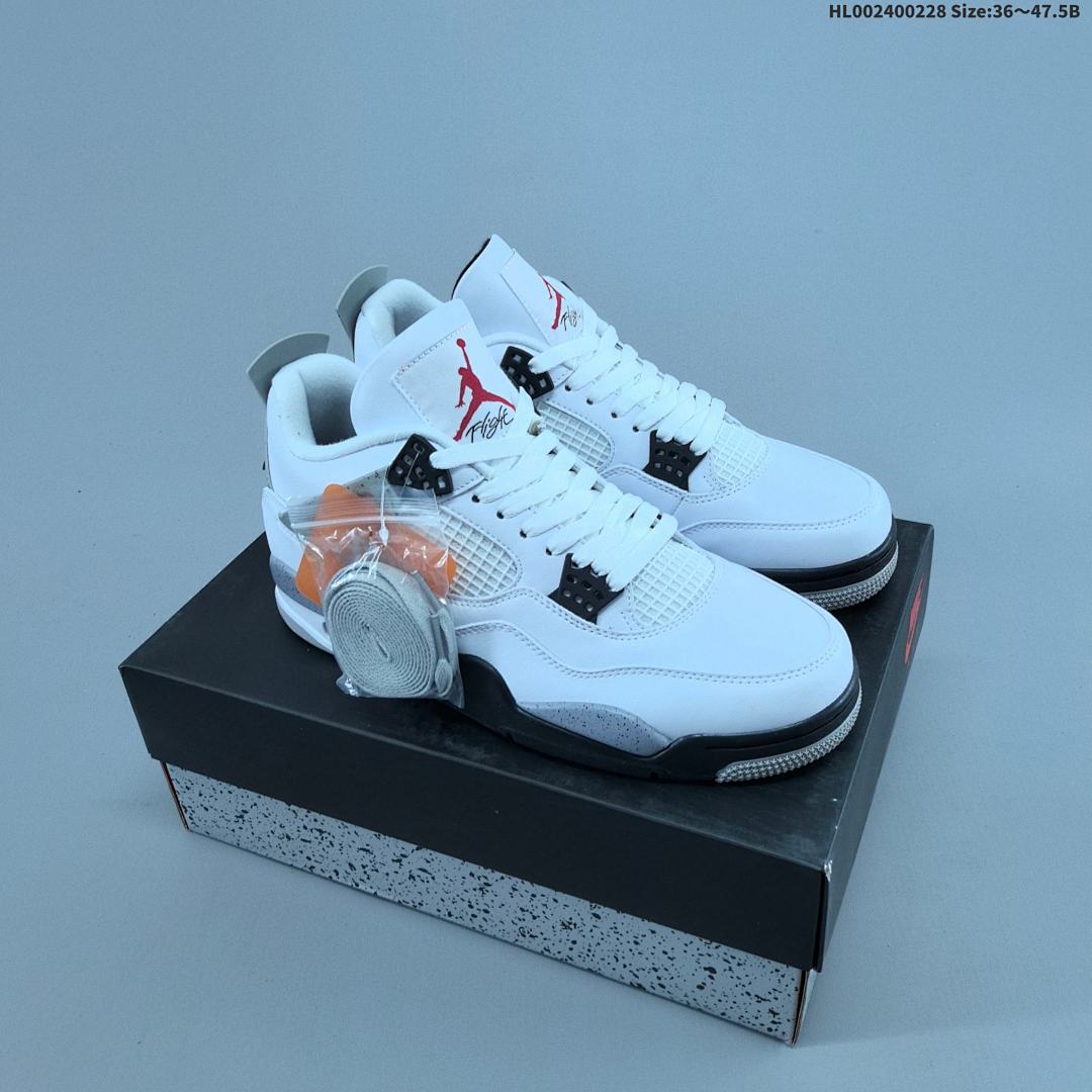Air Jordan 4 Retro OG "White Cement" AJ4 4 aj4 4