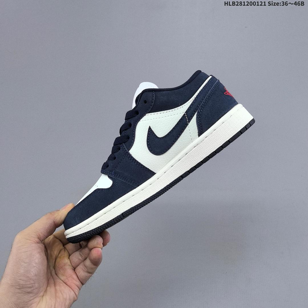 Air Jordan 1 Low "Obsidian Suede" AJ1 1 aj1 1 Jor - foto 7