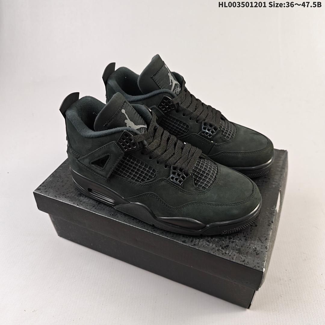 Air Jordan 4 Retro "Black Cat" AJ4 4 aj4 4