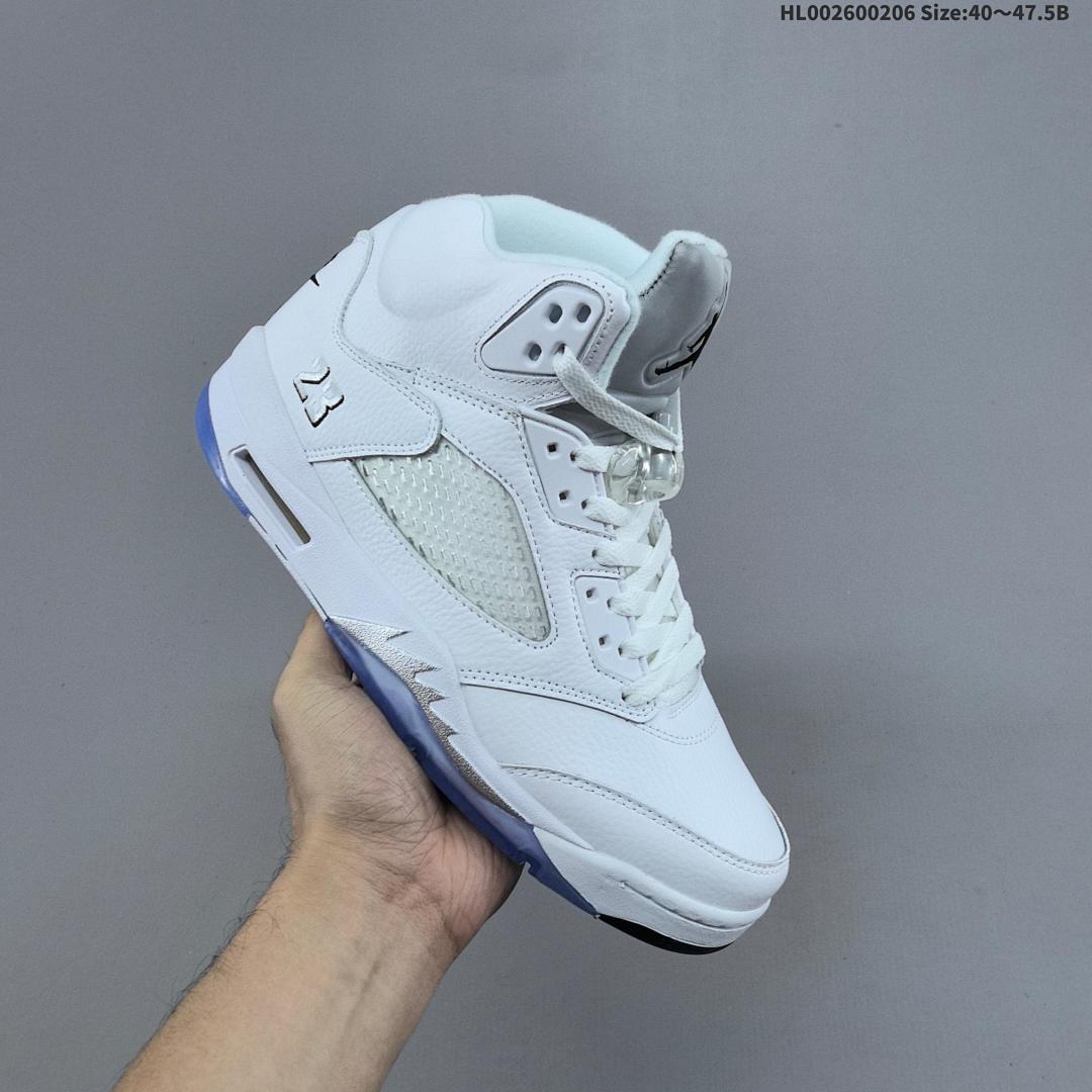 Air Jordan 5 Retro "Metallic White" AJ5 5 aj5 5 - foto 8