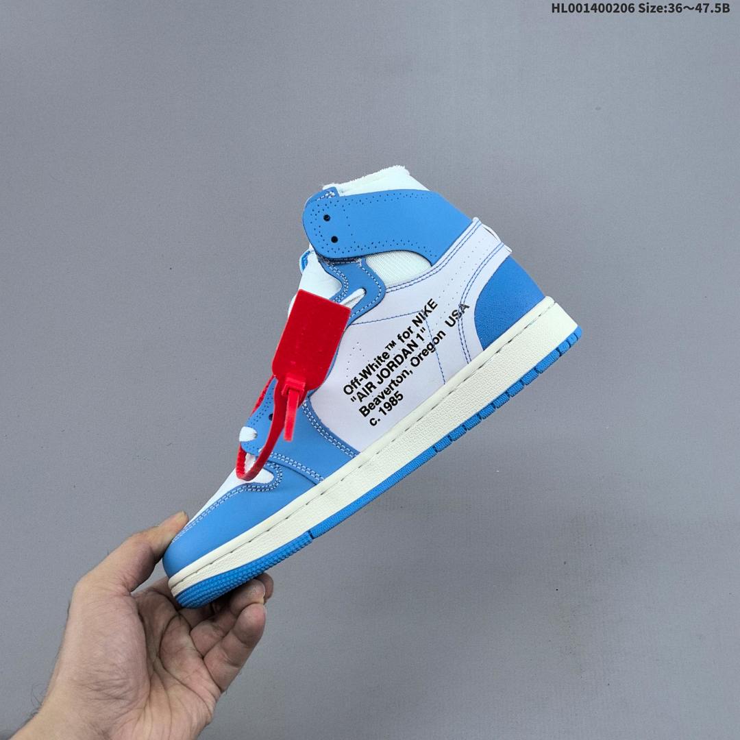 OFF-WHITE x Air Jordan 1 Retro High "White The The" OG AJ1 1 aj1 1 1 - foto 3