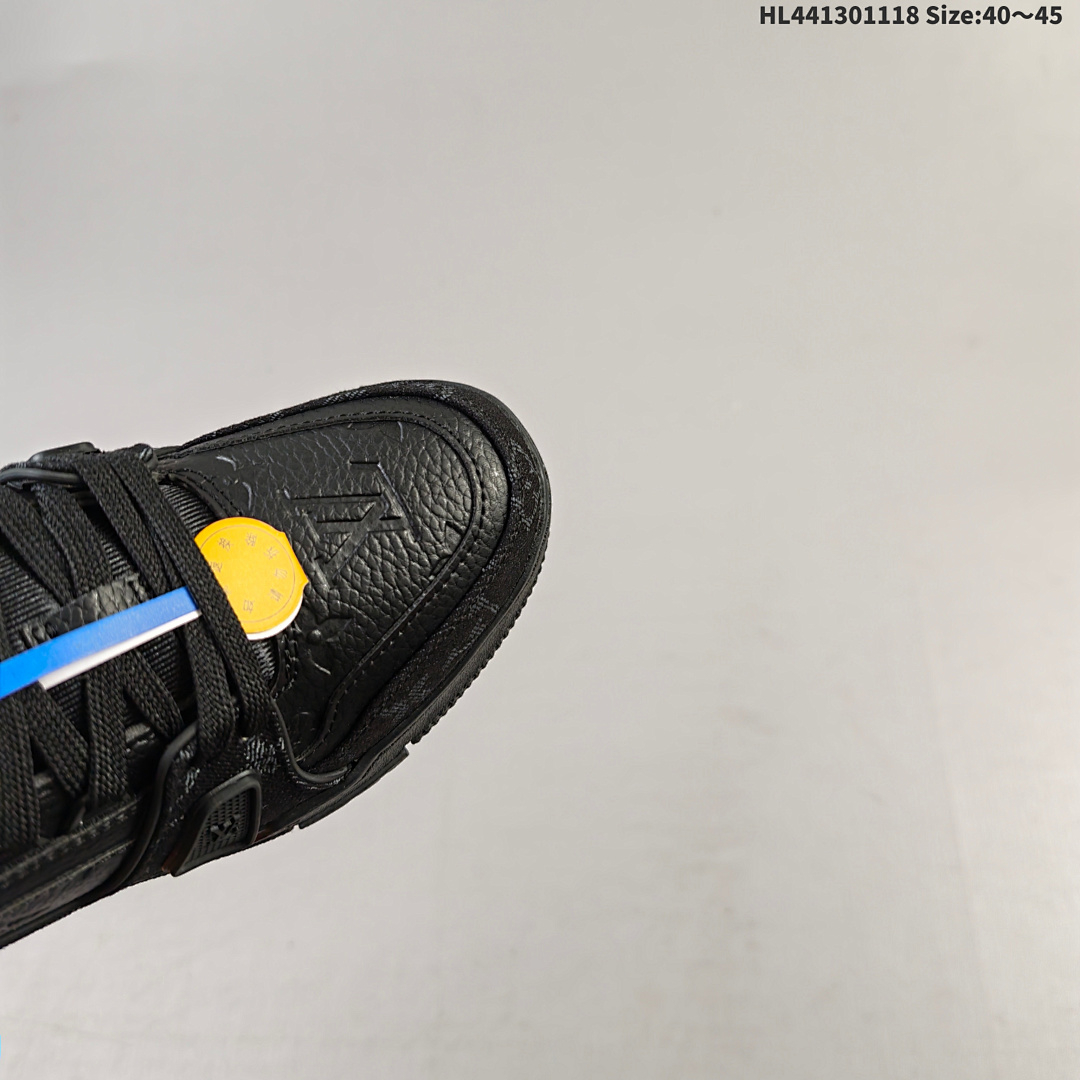 LV Louis Vuitton Trainer Sneaker Low HL441301118 Size 45 - foto 4
