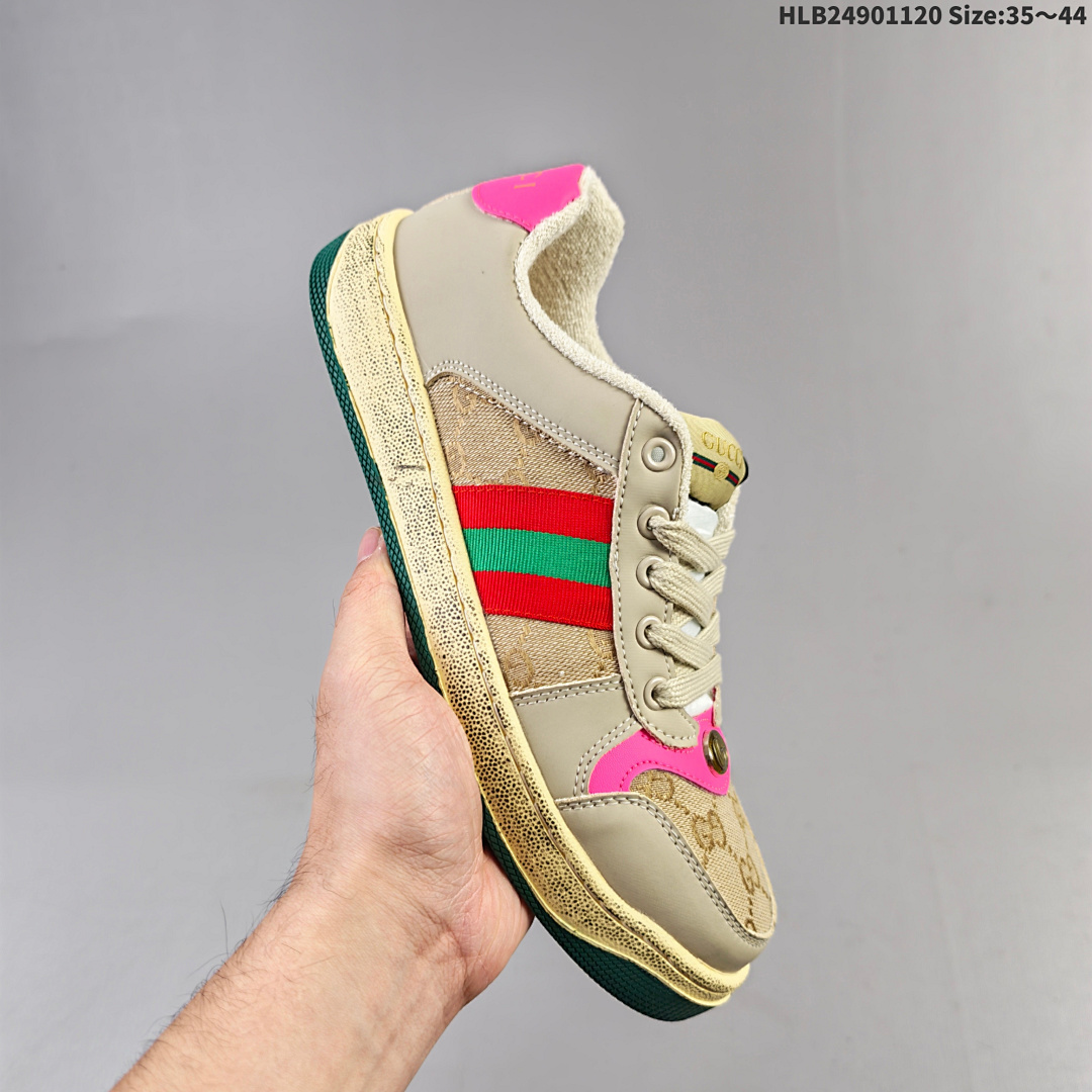 Gucci Distressed Screener sneaker HLB24901120 Size - foto 2