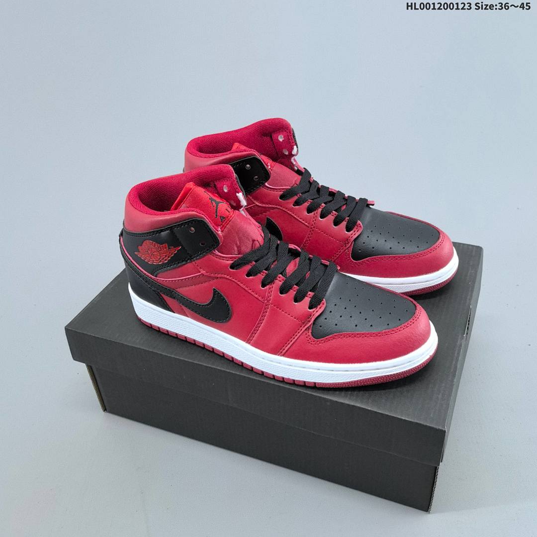 a Air Jordan 1 Mid "Reverse Bred" AJ1 1 aj1 1