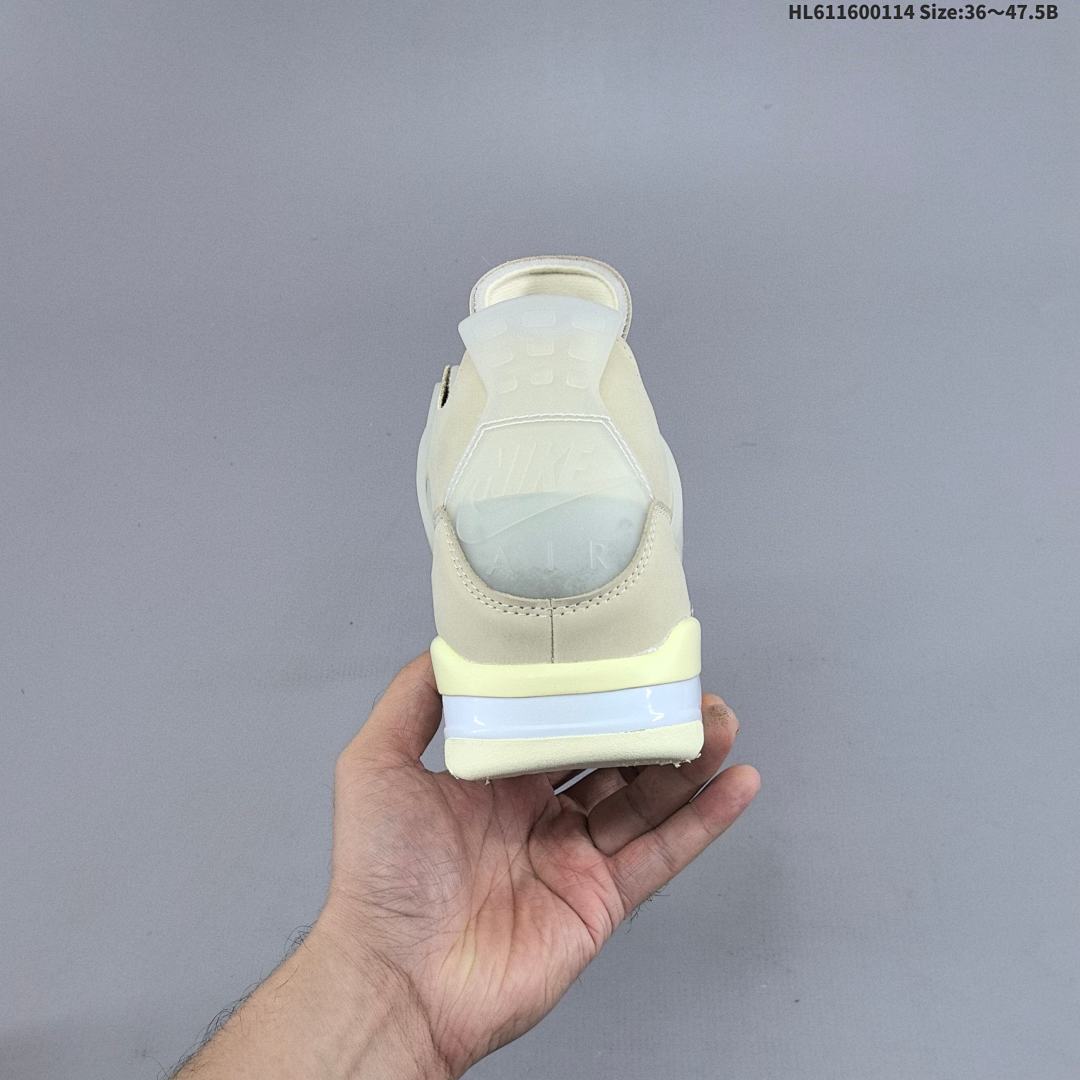 Off-White™ x Air Jordan 4 Retro "Cream Sail OW" AJ4 4 aj4 4 - foto 5