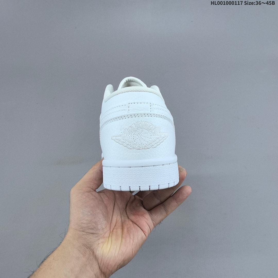 Air Jordan 1 Low "Triple White" AJ1 1 aj1 1 - foto 5