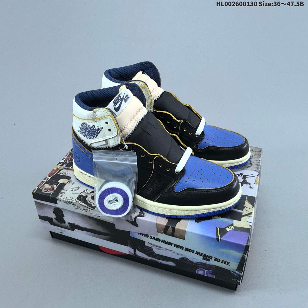Union LA x Fragment Design x Air Jordan 1 Retro High OG "Sport Royal" A