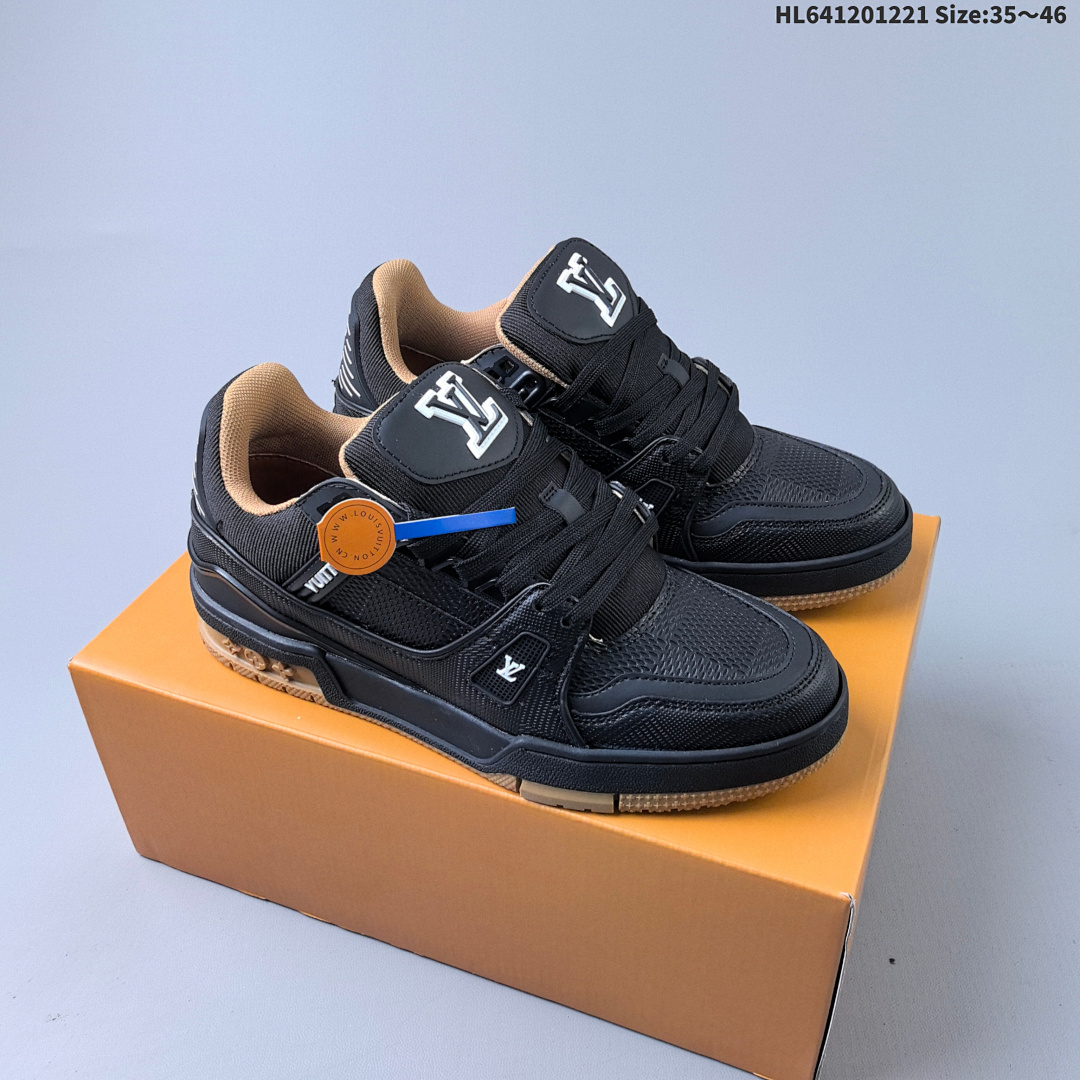 Louis Vuitton Trainer Sneaker Low LV ID Size 46 - foto 2