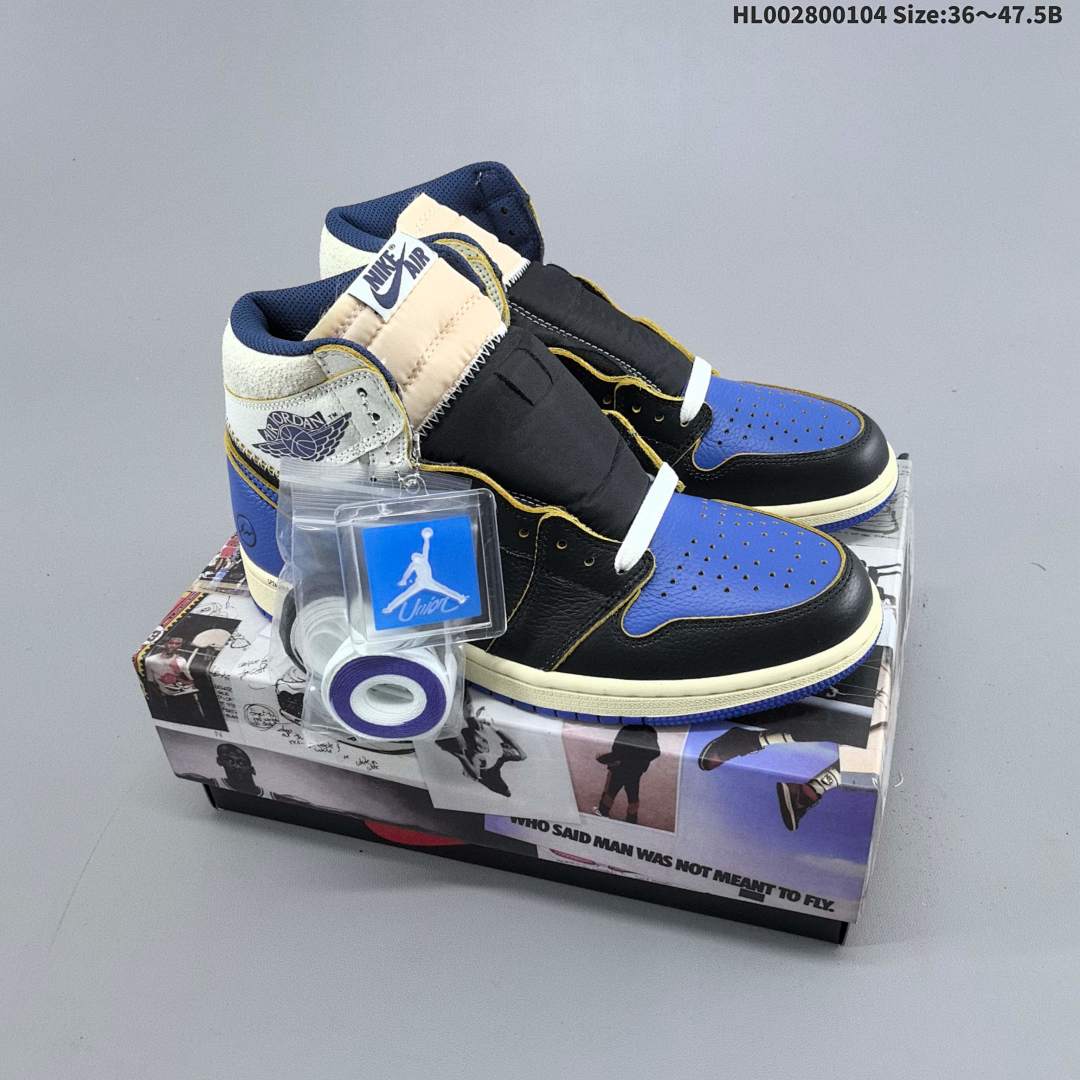 Union LA x Fragment Design x Air Jordan 1 Retro High OG "Sport Royal" A