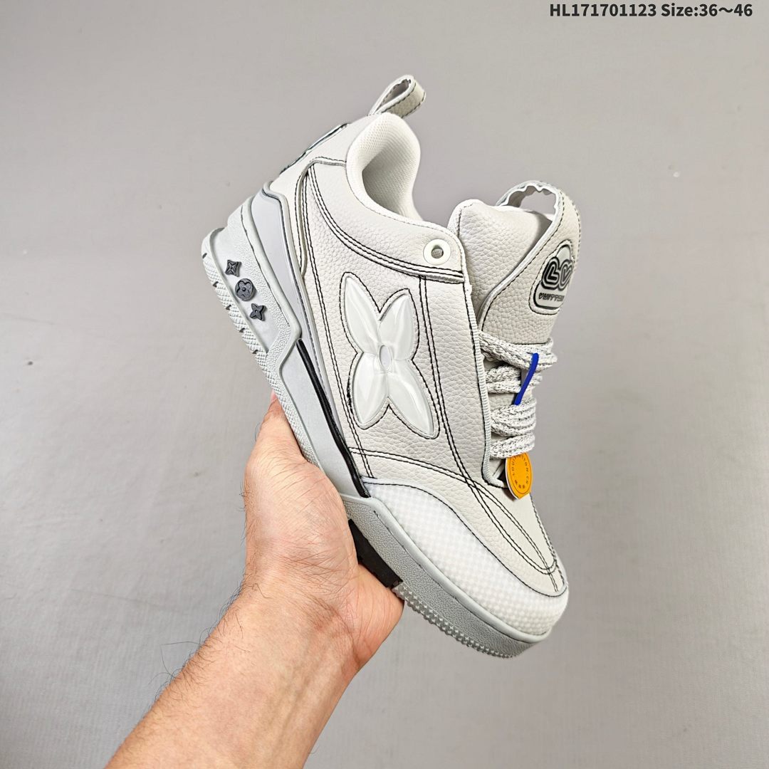 Louis Vuitton Trainer Sneaker Low LV ID HL171701123 Size 46