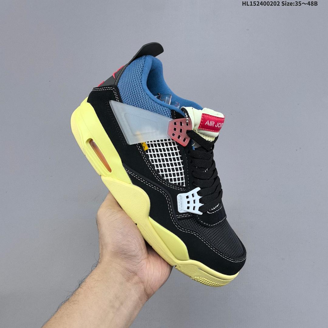 Union x Air Jordan 4 Retro SP "Off Noir" AJ4 4 aj4 4 - foto 8