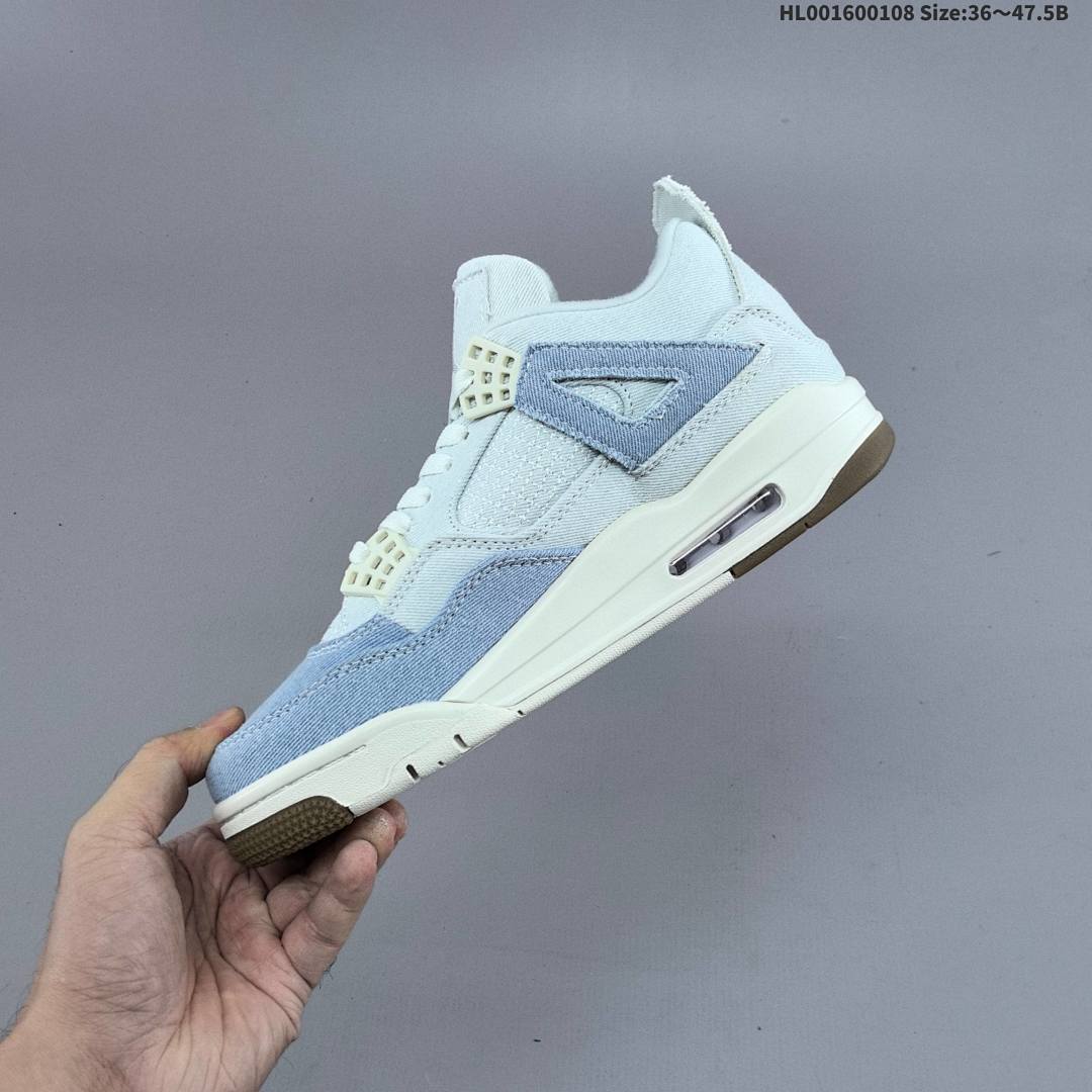 Air Jordan 4 Retro Denim "Worn Blue" AJ4 4 aj4 4 - foto 7