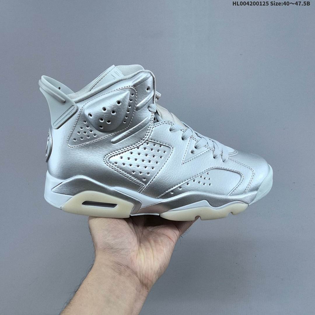 PSG x Air Jordan 6 Retro Paris "Silver Metallic" AJ6 6 aj6 6 - foto 9