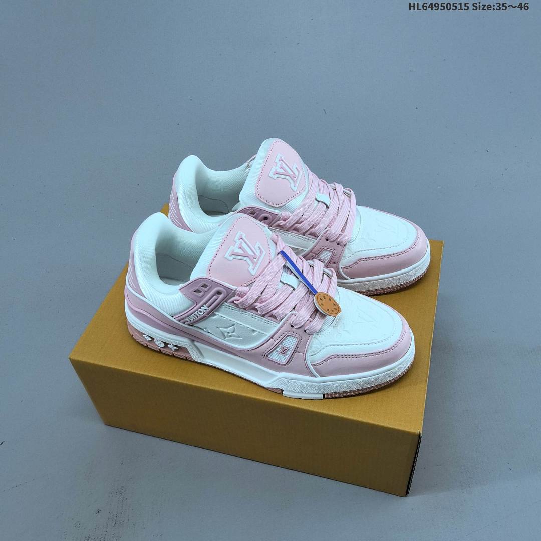 Louis Vuitton Trainer Sneaker Low LV ID Size 46 - foto 4